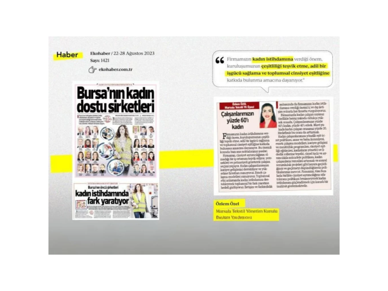 Marsala Textile Draws Attention With The Importance It Gives To Women Employment!